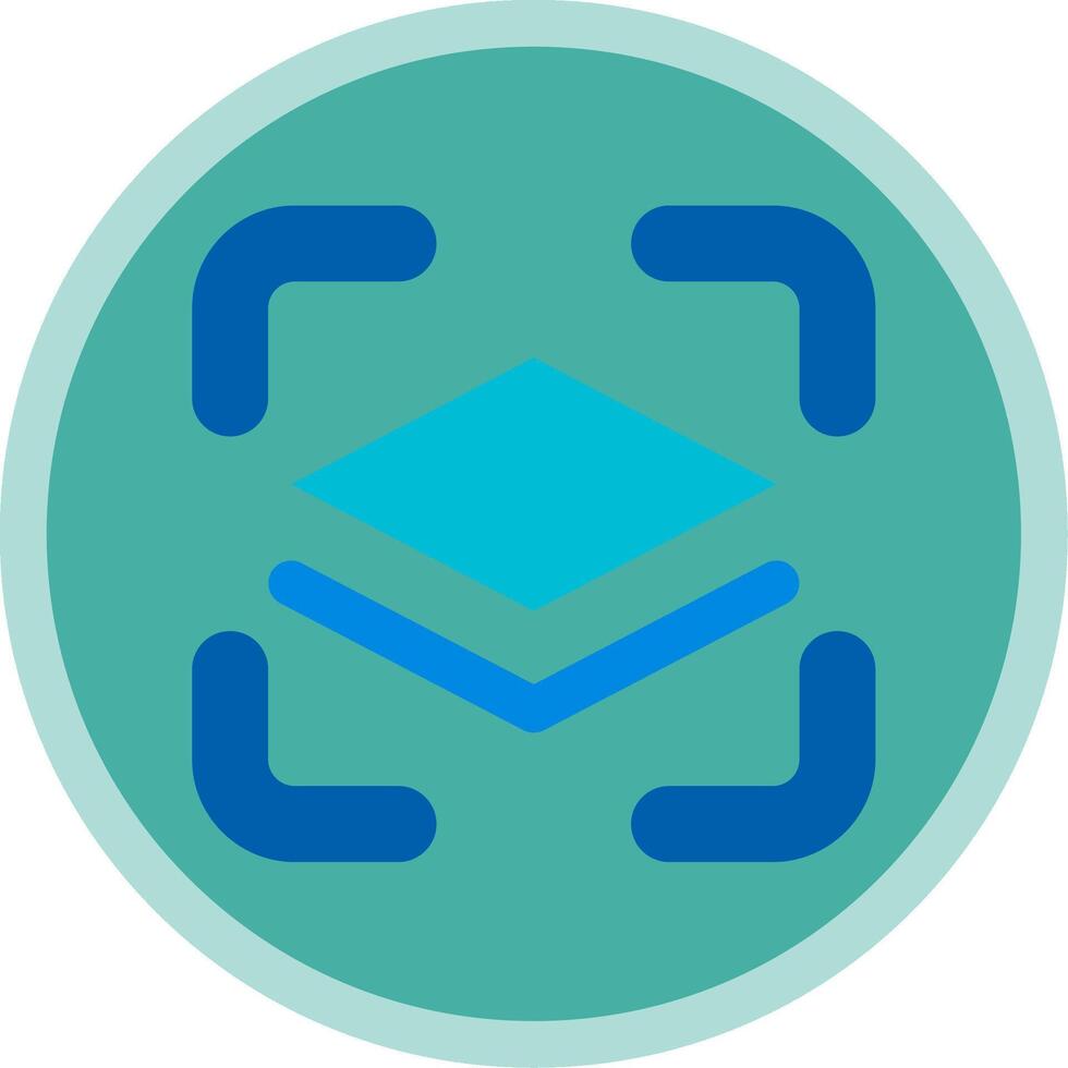 Show layer Flat Multi Circle Icon vector
