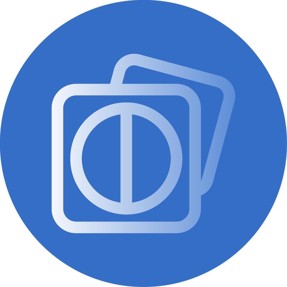 Image highlights Gradient Line Circle Icon vector