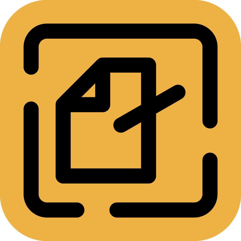 Edit file Skined Filled Icon vector