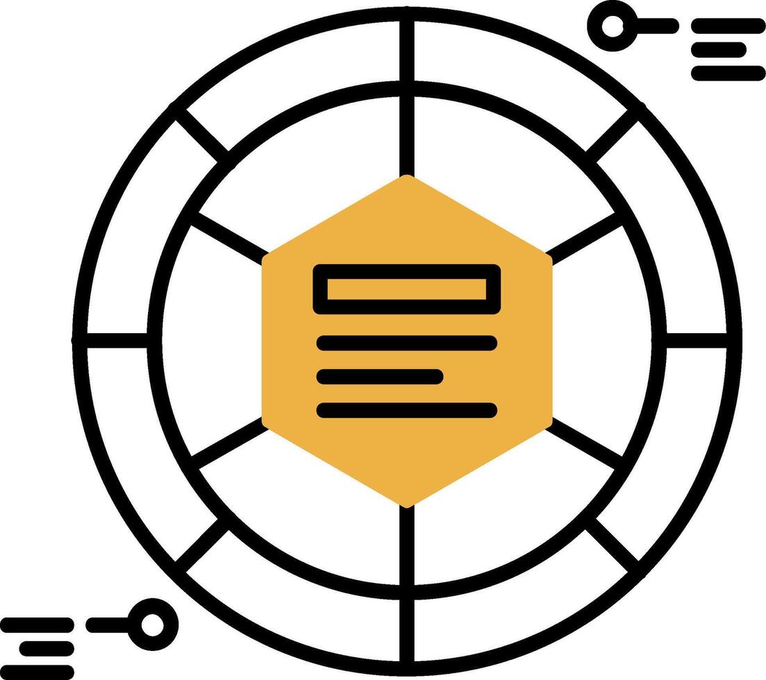Infographic elements Skined Filled Icon vector