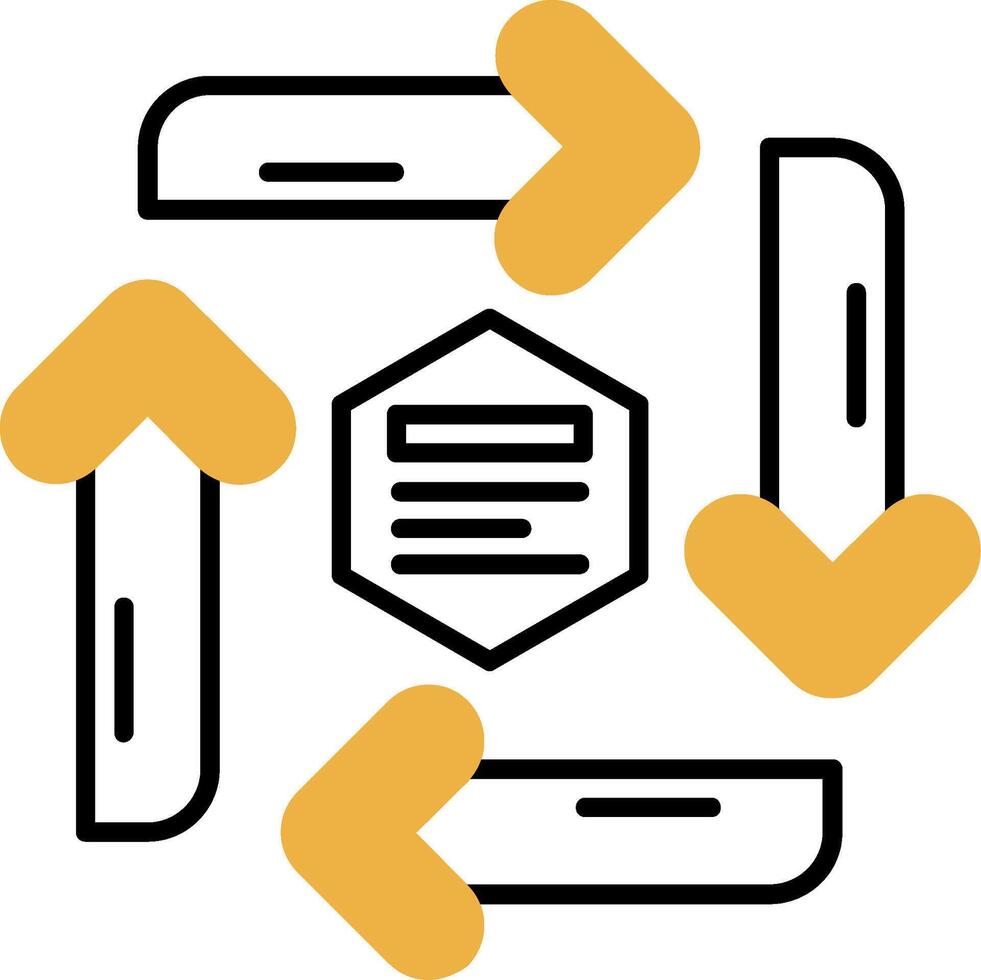 Infographic elements Skined Filled Icon vector