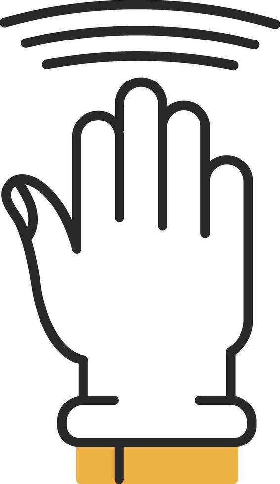 Drag Window Skined Filled Icon vector