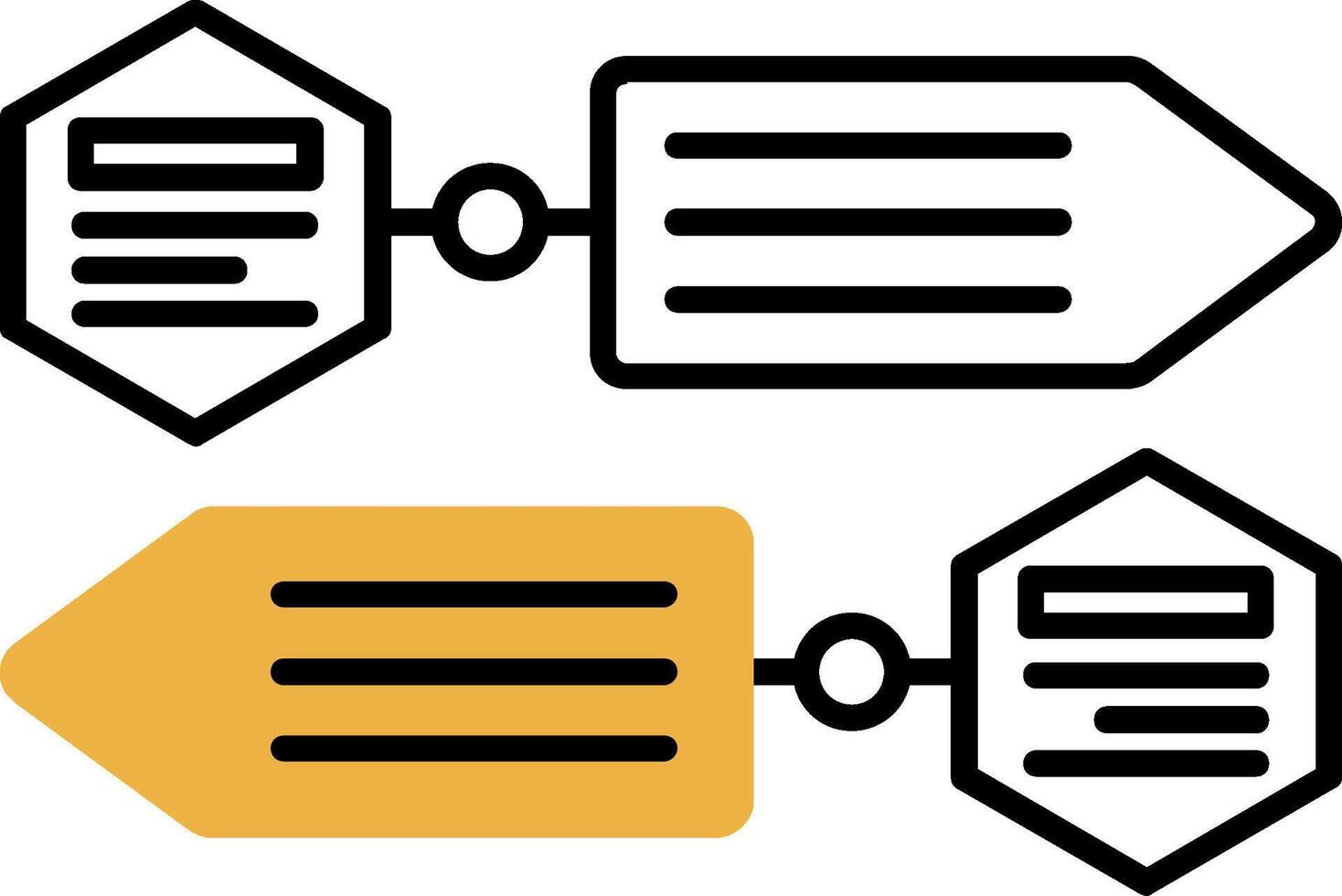 Infographic elements Skined Filled Icon vector