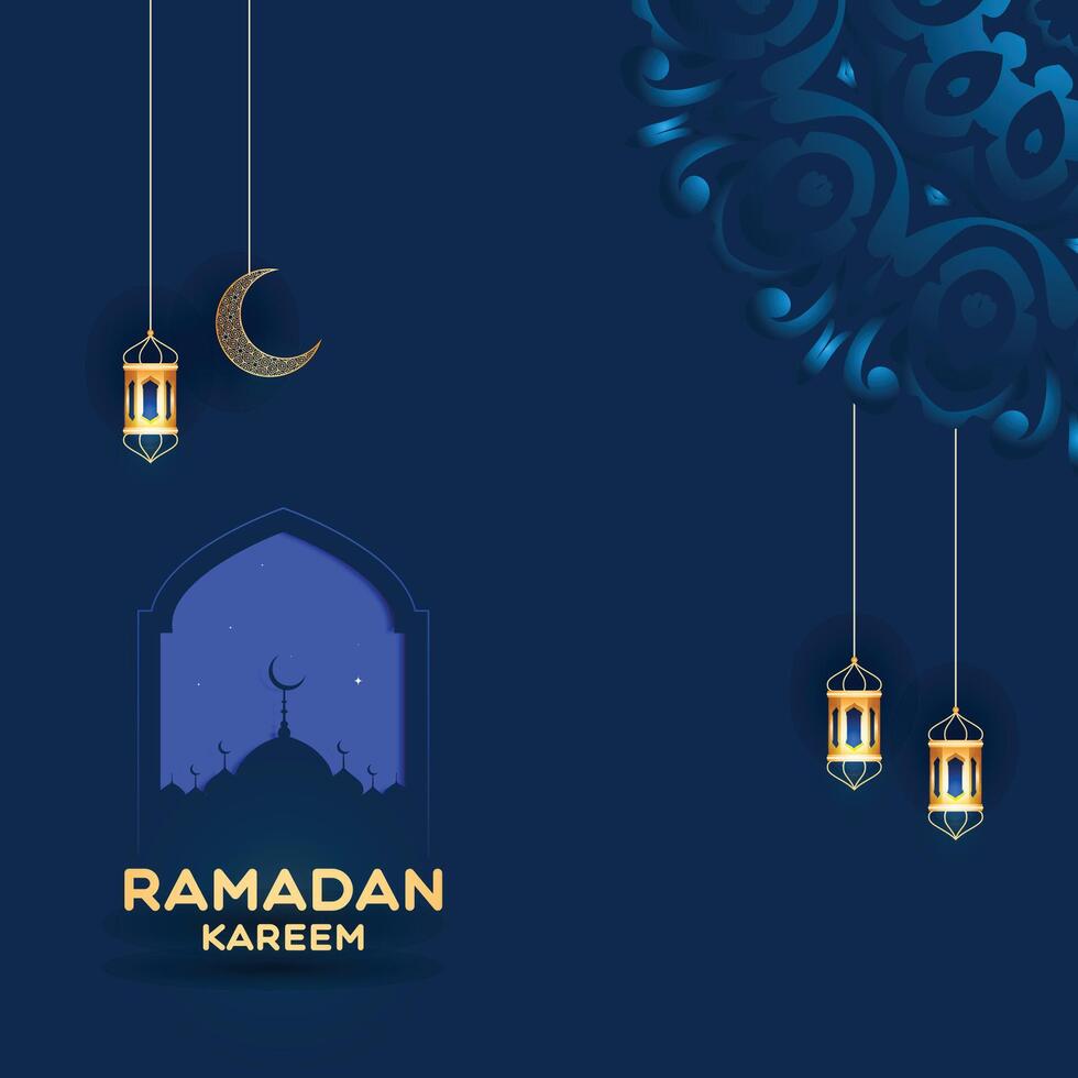 Ramadán kareem gratis eps archivo vector