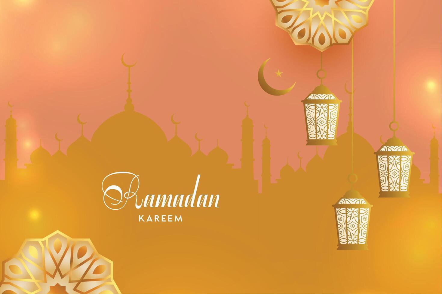 Ramadán kareem gratis eps archivo vector