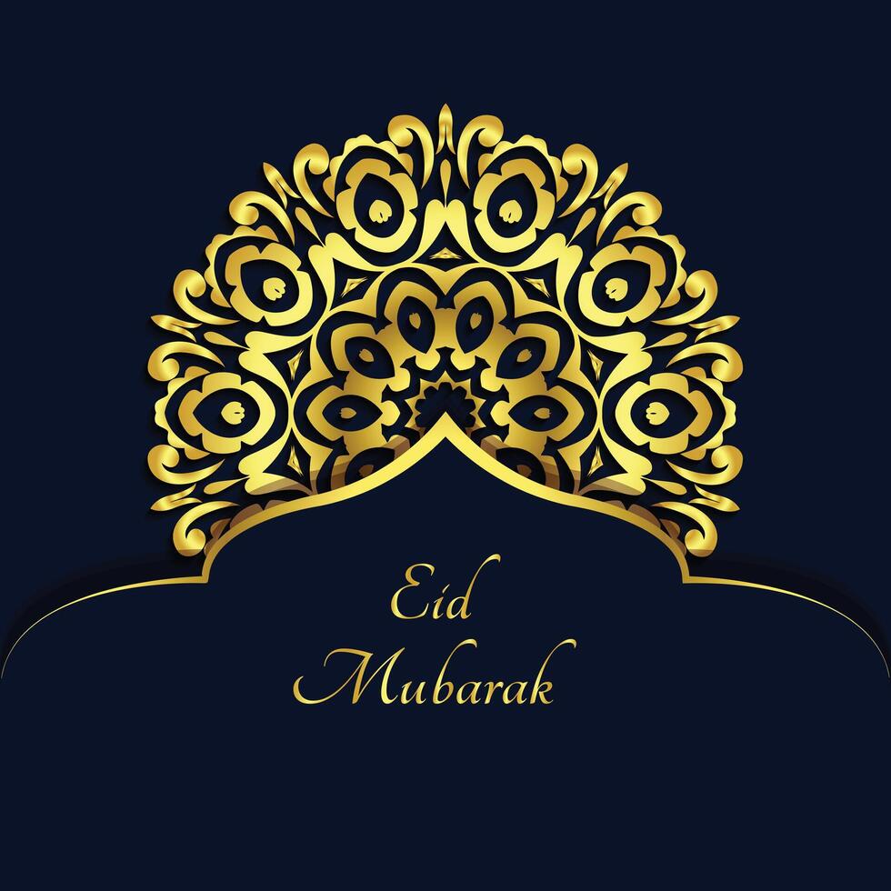 eid Mubarak eps archivo gratis vector
