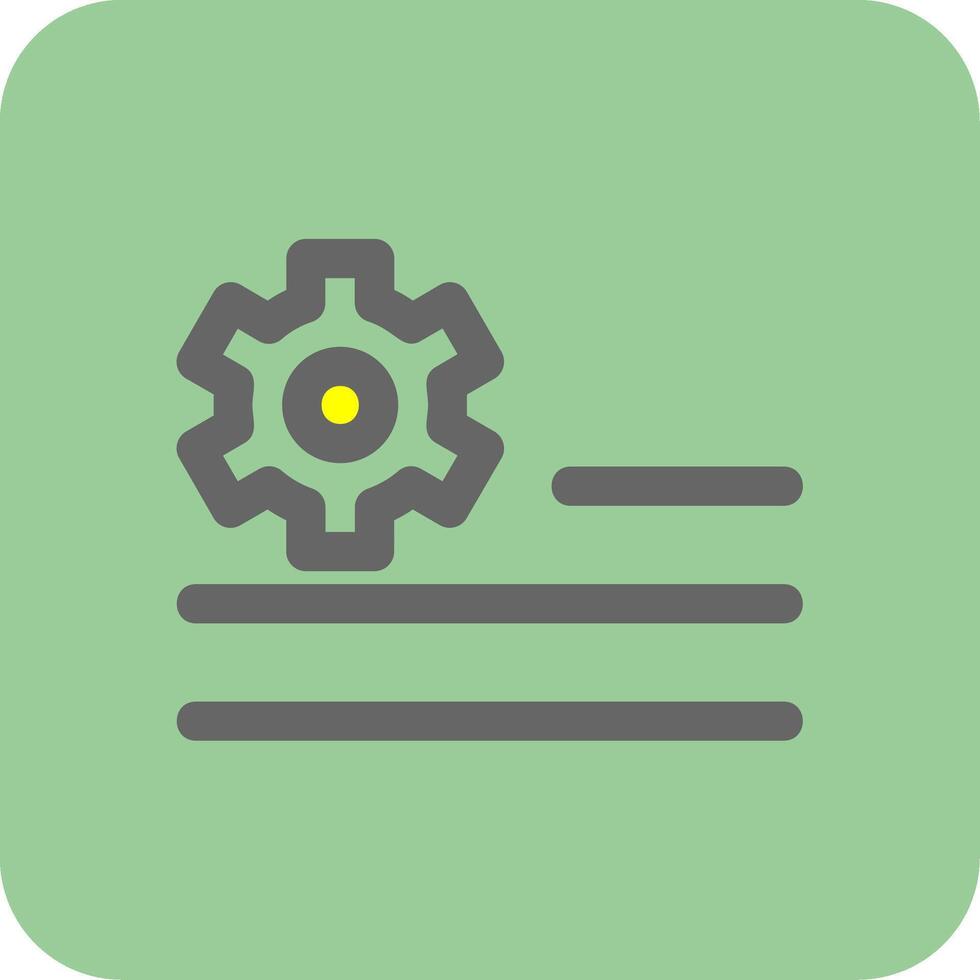 Deploy rules Filled Yellow Icon vector