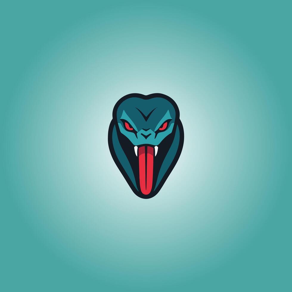 Logo snake cyberpunk design beast 41867516 Vector Art at Vecteezy