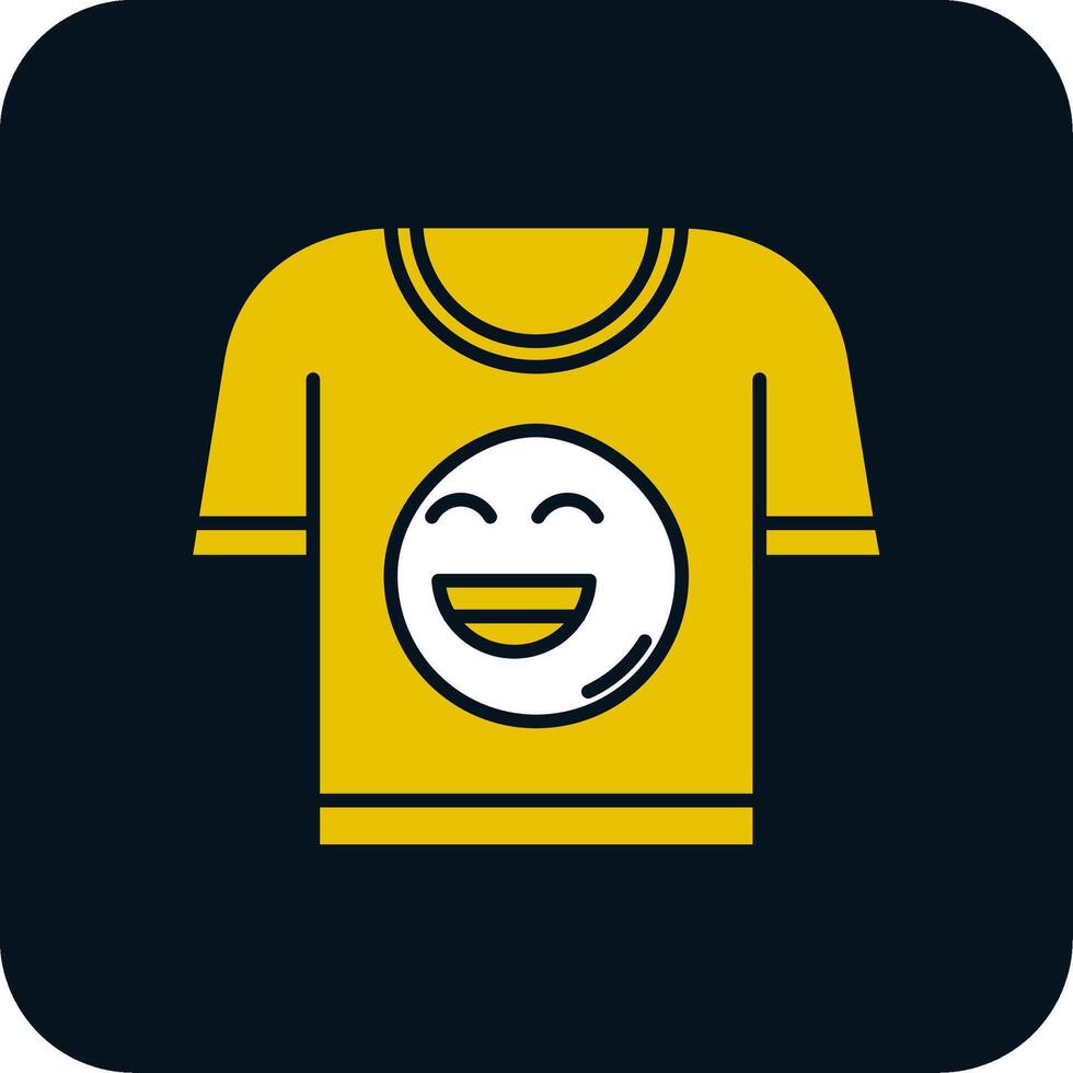 T shirt Glyph Two Color Icon vector
