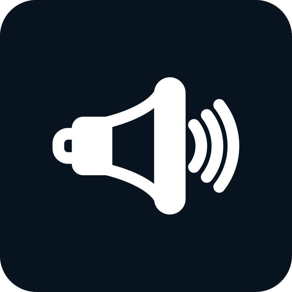 Volume up Glyph Two Color Icon vector