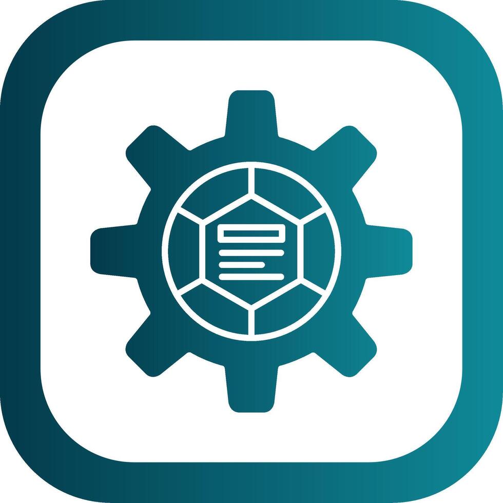 Infographic elements Glyph Gradient Round Corner Icon vector