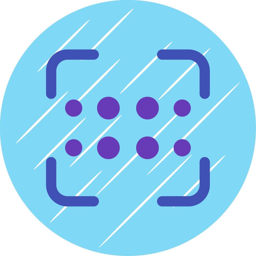 Reorder dots horizontal Flat Blue Circle Icon vector