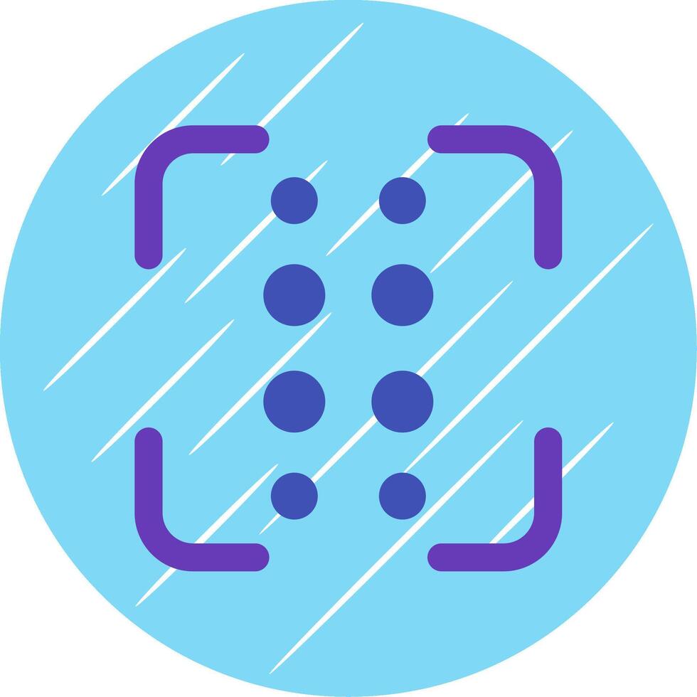 Reorder dots vertical Flat Blue Circle Icon vector