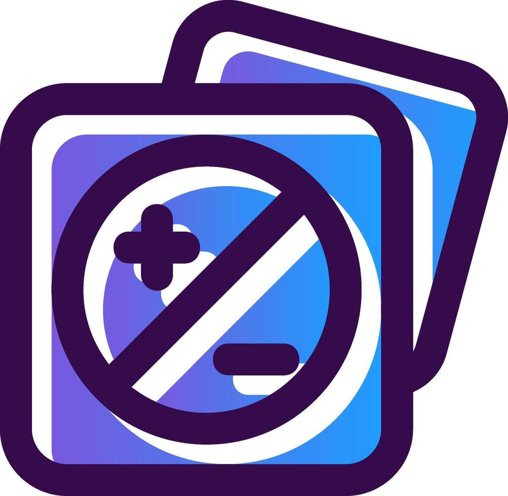 Image brightness Gradient Filled Icon vector