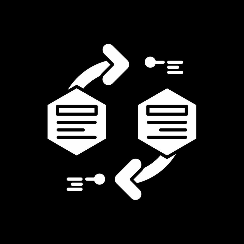 Infographic elements Glyph Inverted Icon vector