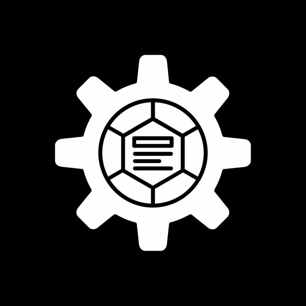 Infographic elements Glyph Inverted Icon vector