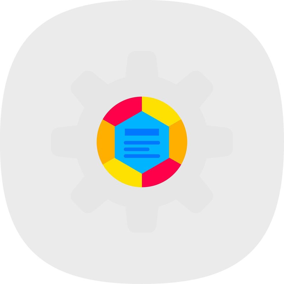 Infographic elements Flat Curve Icon vector