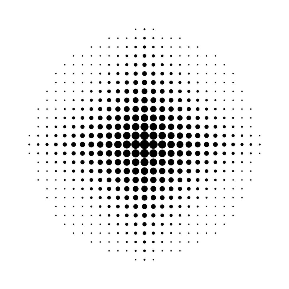 Geometric Halftone Background Seamless Vector