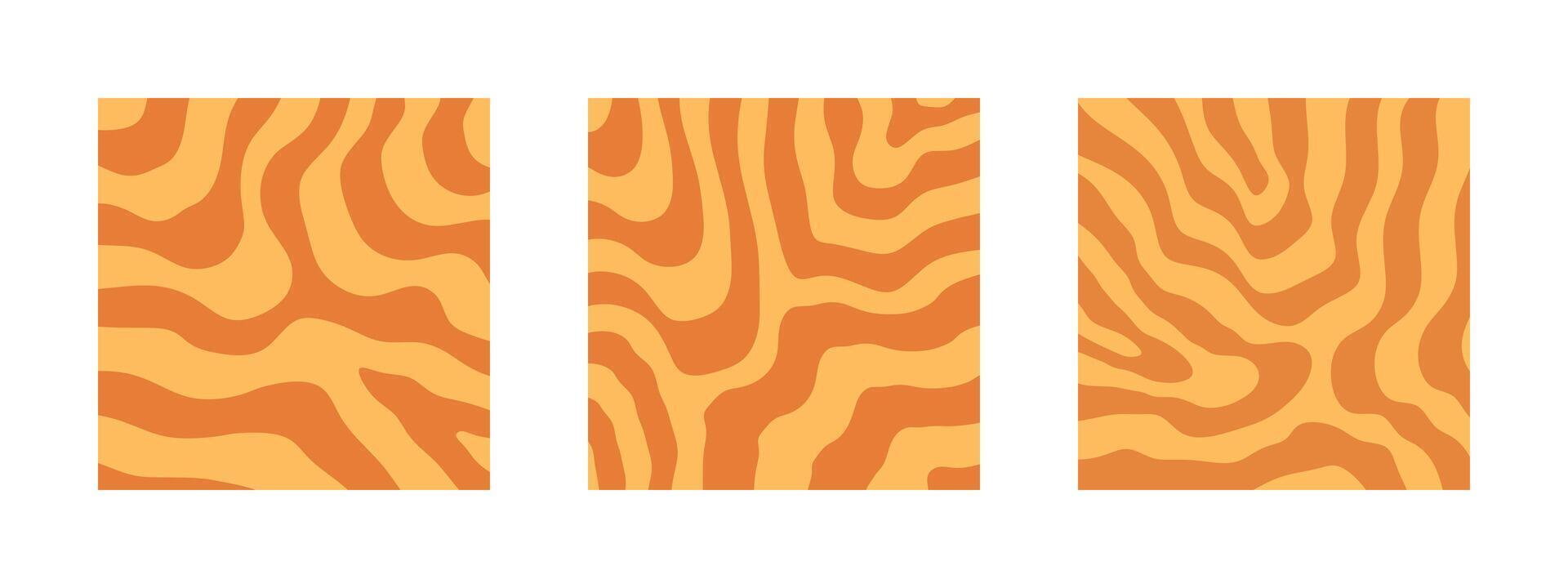 Groovy hippie 70s abstract background vector