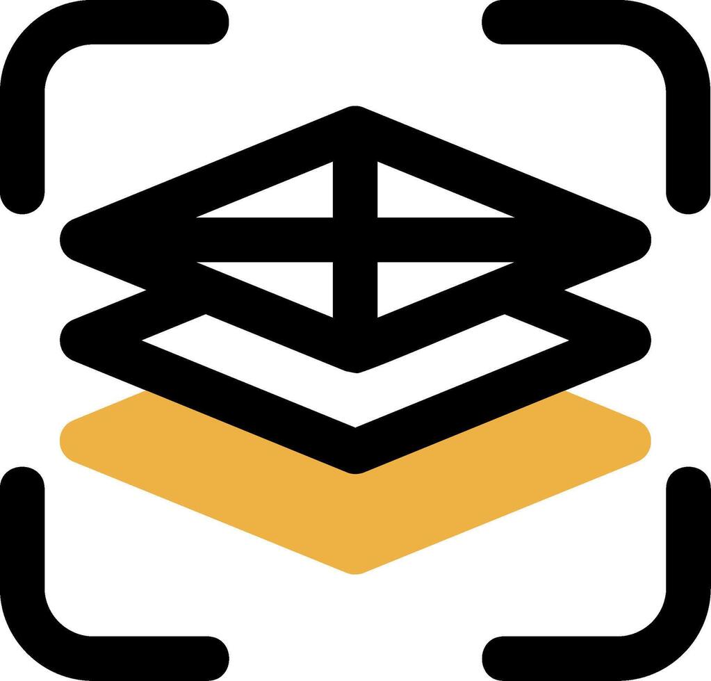 Fill adjustment layer Skined Filled Icon vector