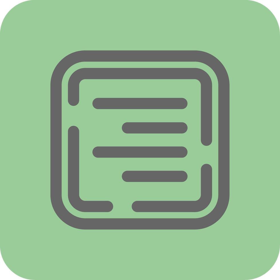Right align Filled Yellow Icon vector