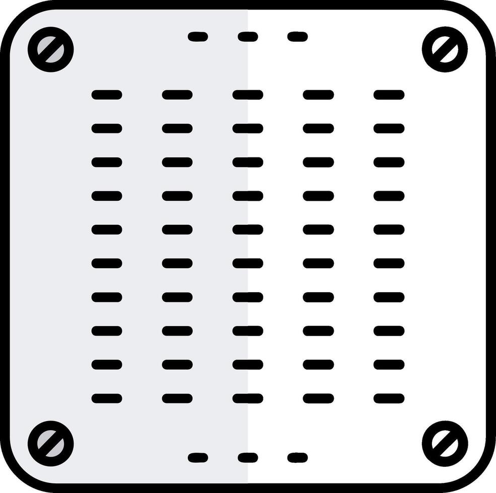 Air conditioner Filled Half Cut Icon vector