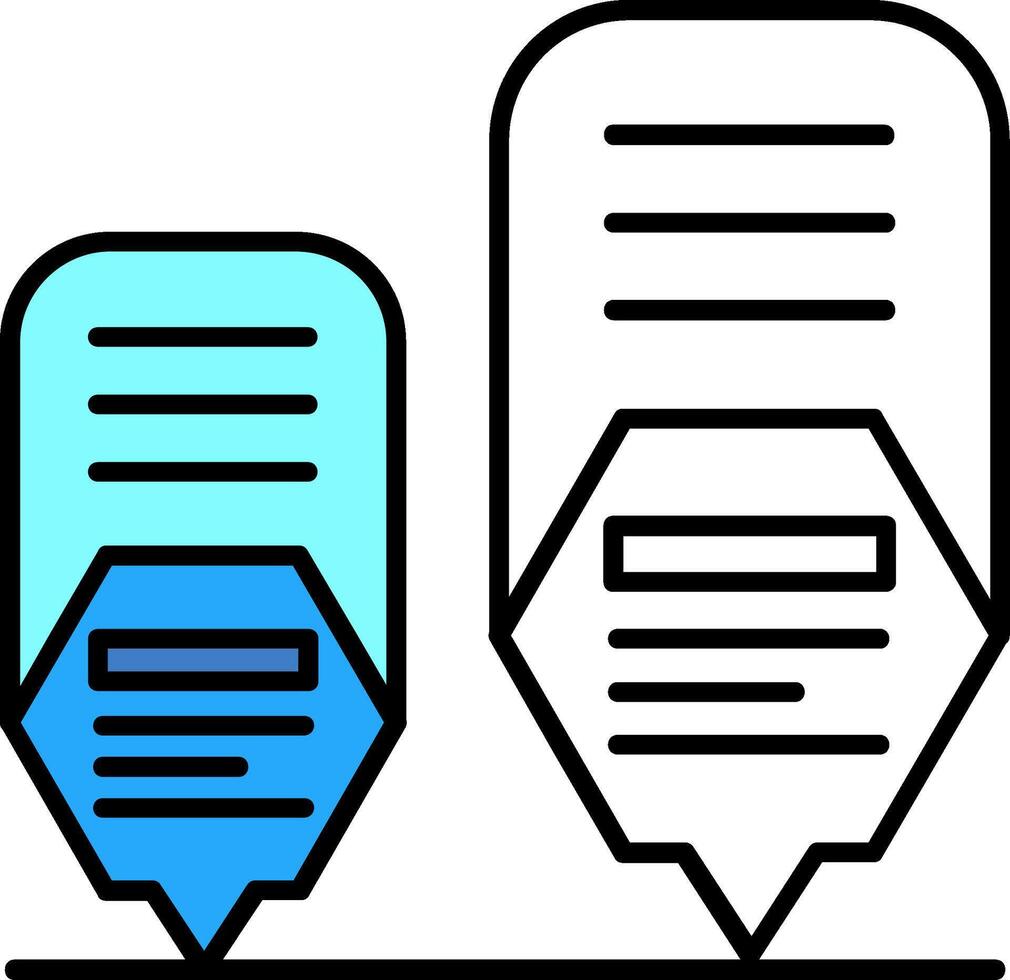 Infographic elements Filled Half Cut Icon vector