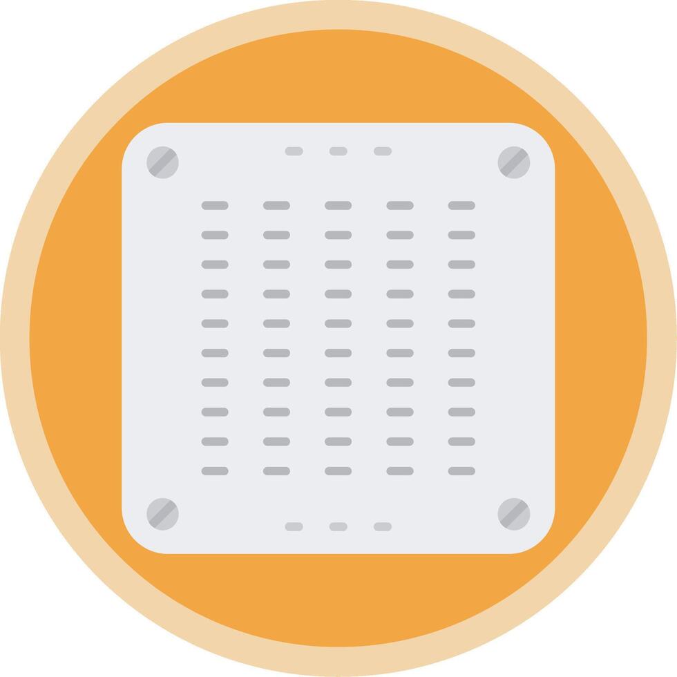 Air conditioner Flat Multi Circle Icon vector