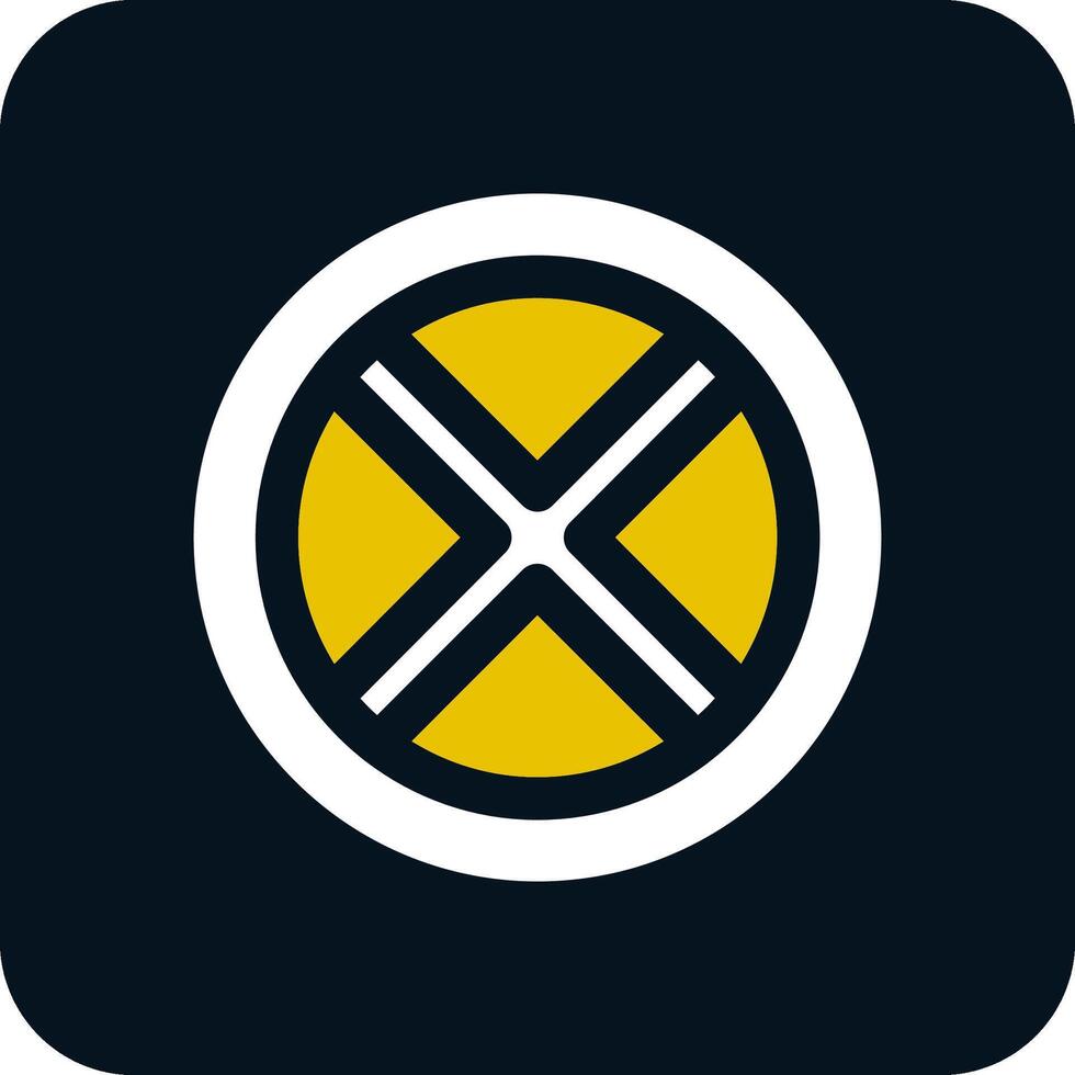Block 2 Glyph Two Color Icon vector