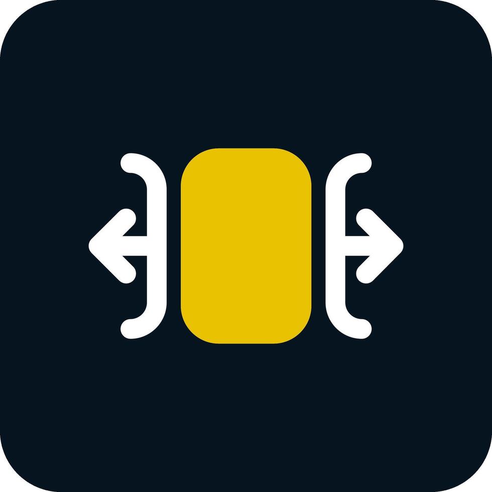 Carousel horizontal Glyph Two Color Icon vector