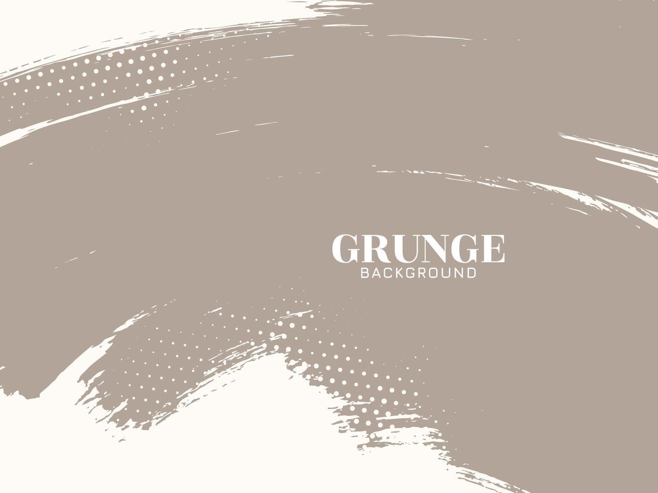 Modern soft brown grunge texture rough decorative background design vector