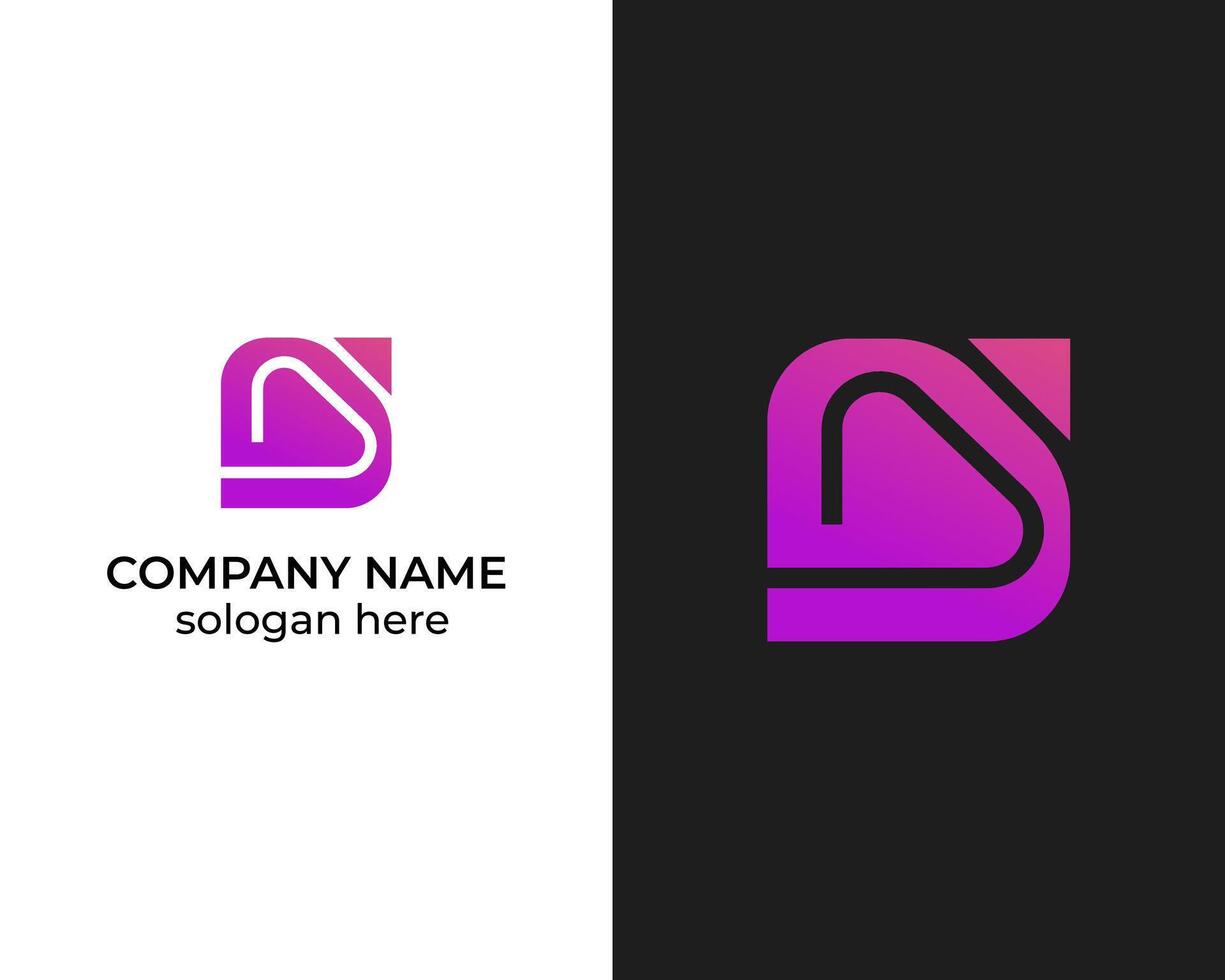 B Arrow Modern Monogram business logo design template for company branding, B app logo design vector