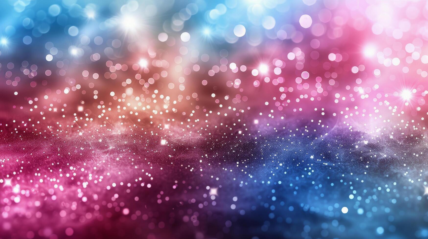 AI generated Colorful Sky With Clouds and Stars photo