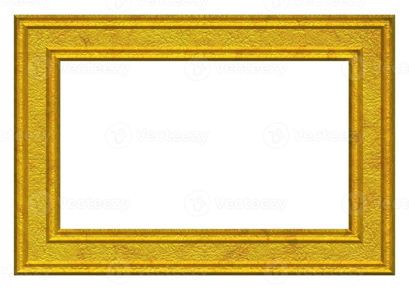 blanco pared colgando rectangular de madera imagen y foto marco
