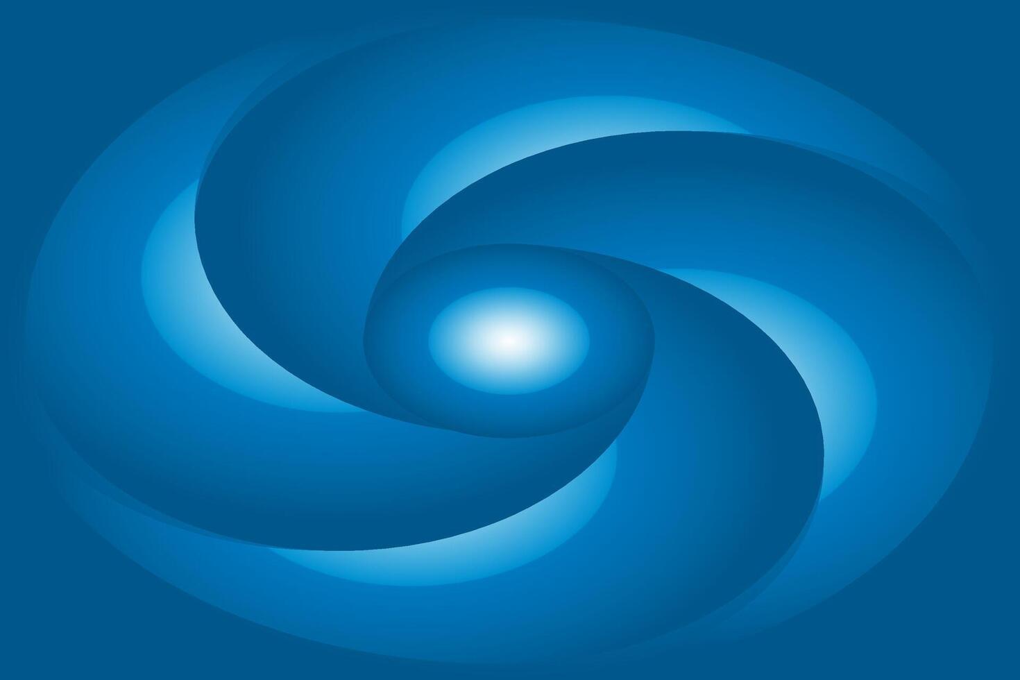 Abstract blue background with spiral and place for your text. Background for design. Vector illustration.