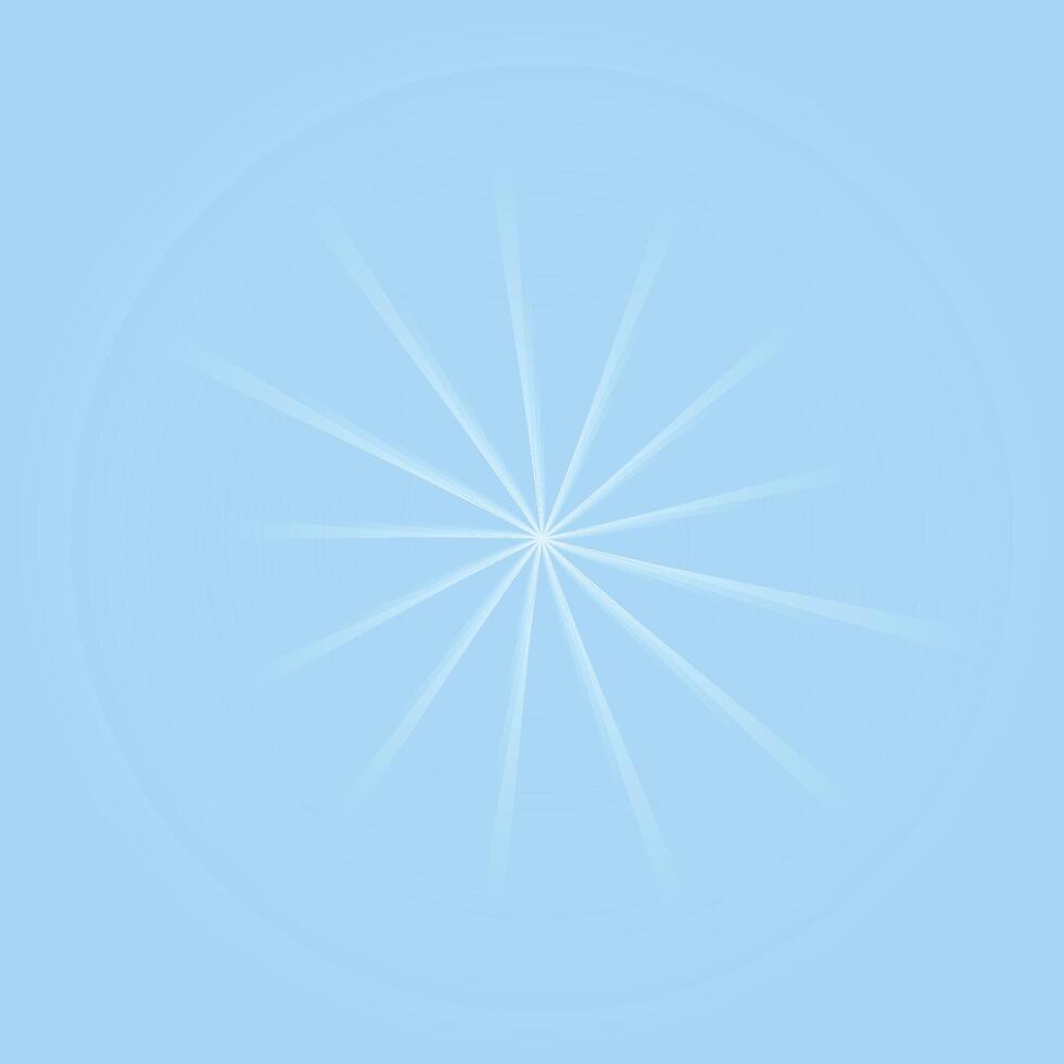 twinkling of a star in the sky, flickering light of the sun and moon, rays of the sun, radiance on a blue background, element for design vector