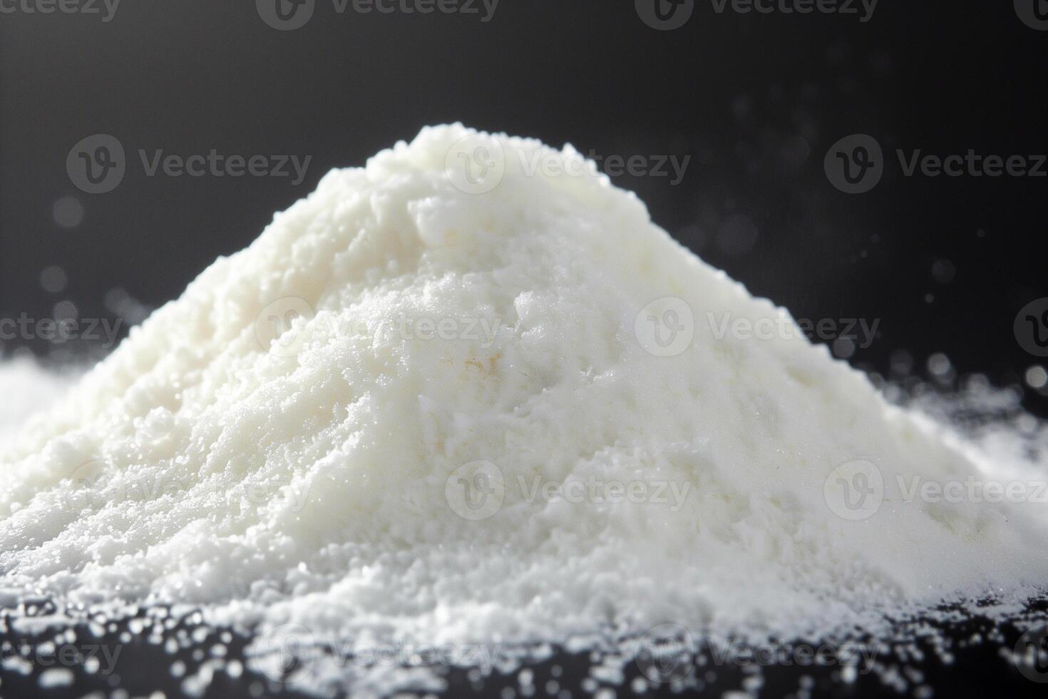 AI generated Smooth and refined sodium lauryl sulfate powder photo