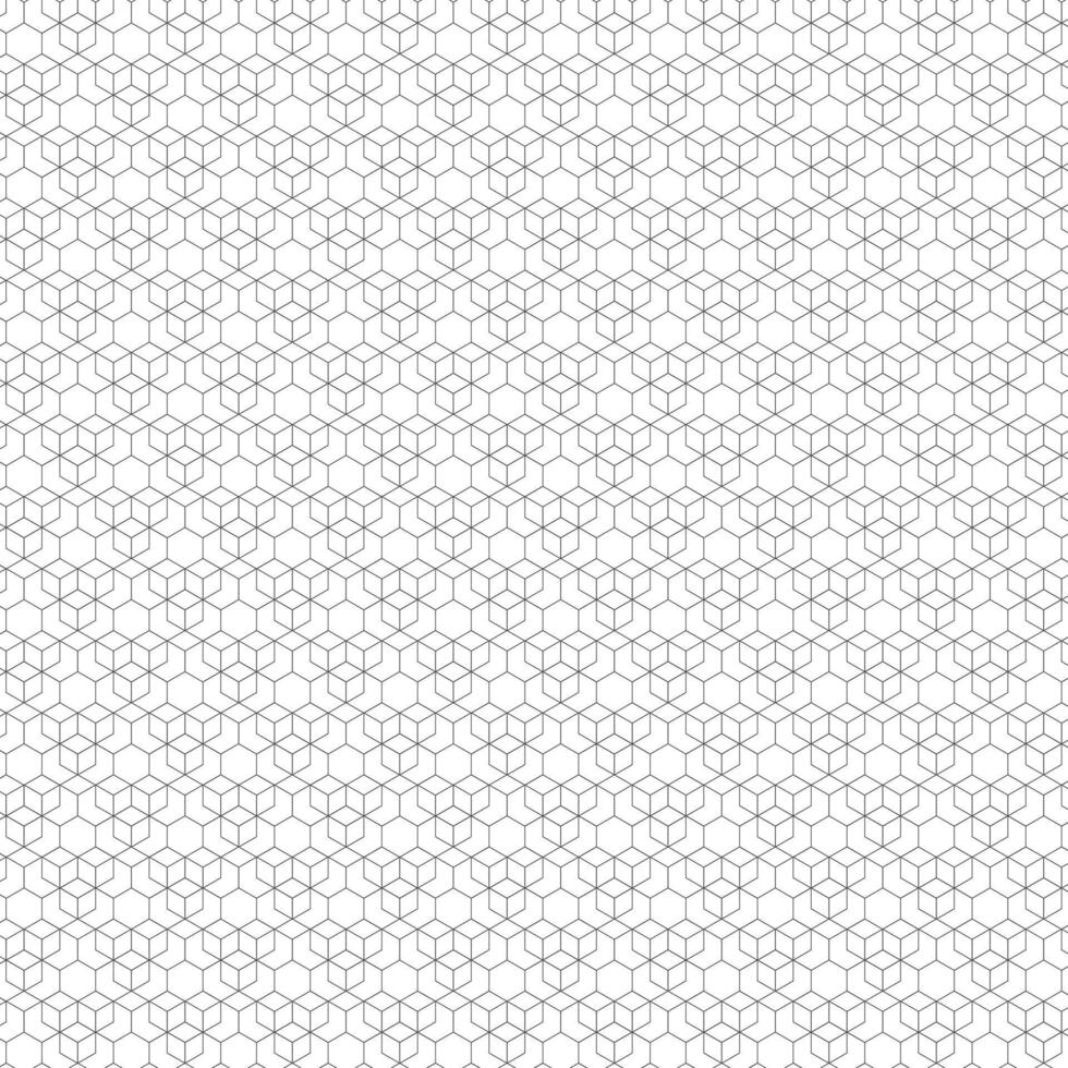 hexagon pattern. Seamless background. Abstract honeycomb background in grey color. vector