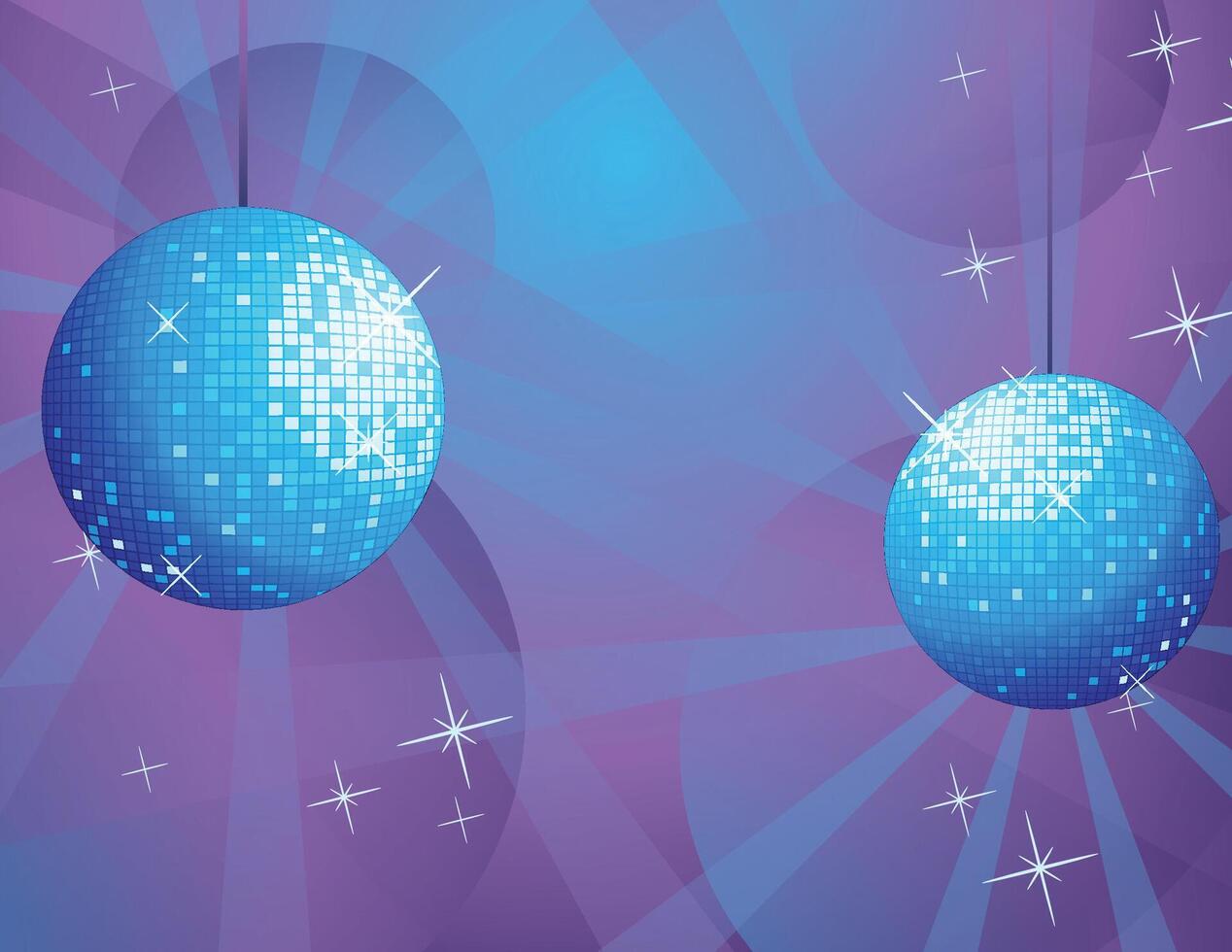 Discoball party background vector