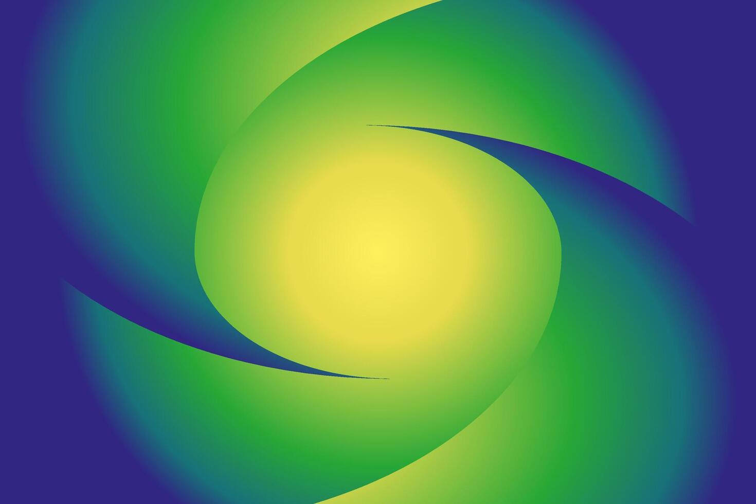 abstract background with green and blue spirals and place for your text, vector illustration.