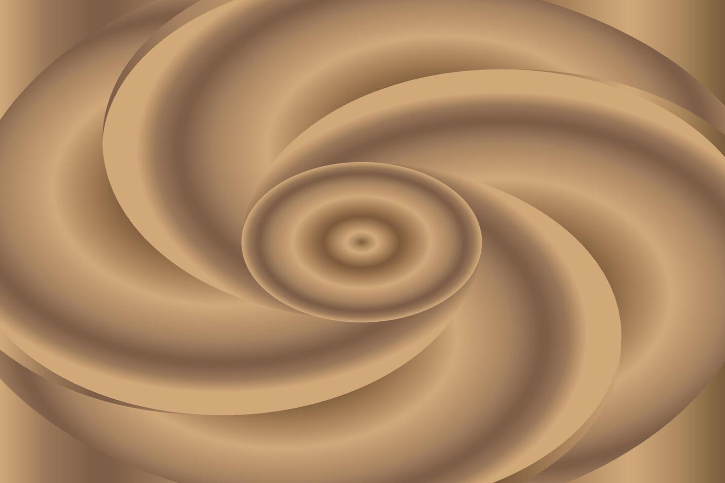 abstract brown background with a spiral and a place for your text vector