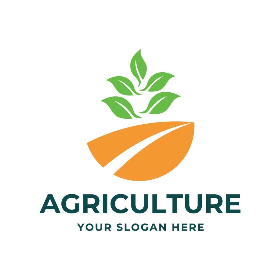 Agriculture logo. Farm concept logo design Vector on white background