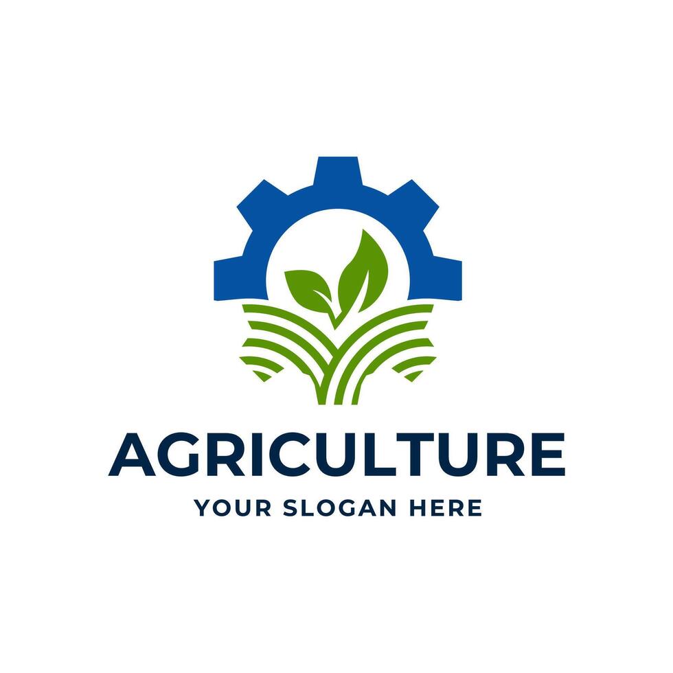 Agriculture logo. Farm concept logo design Vector on white background
