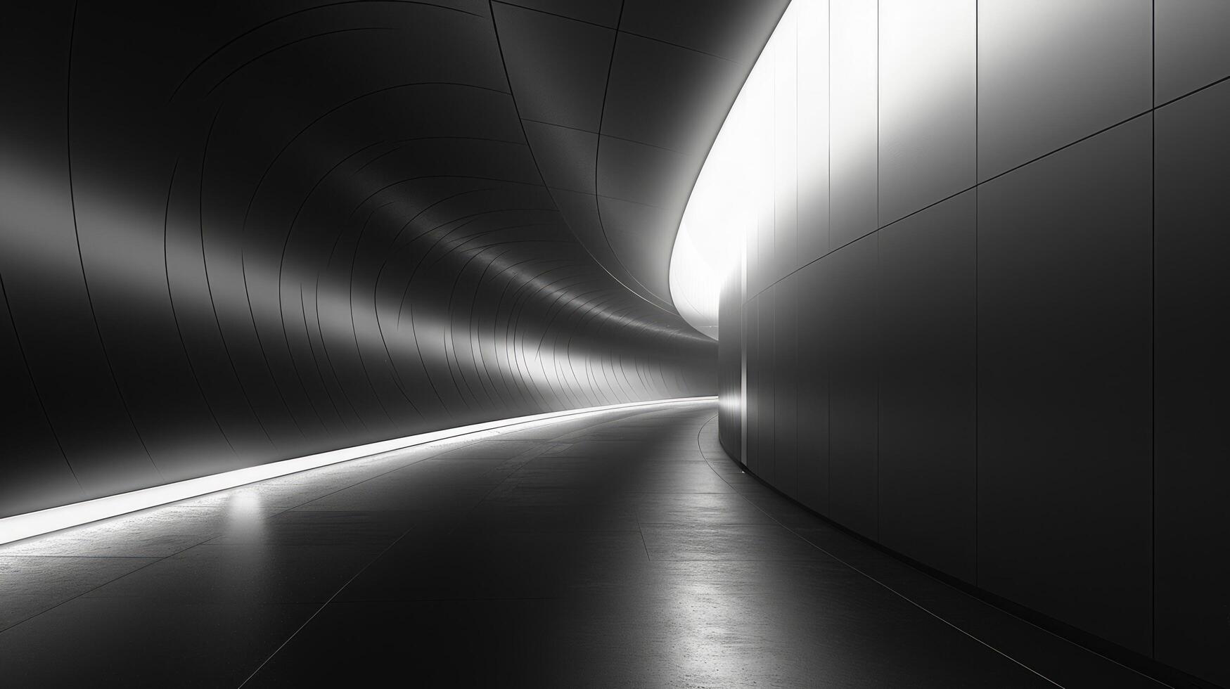 AI generated A Glimpse Into the Tunnel photo