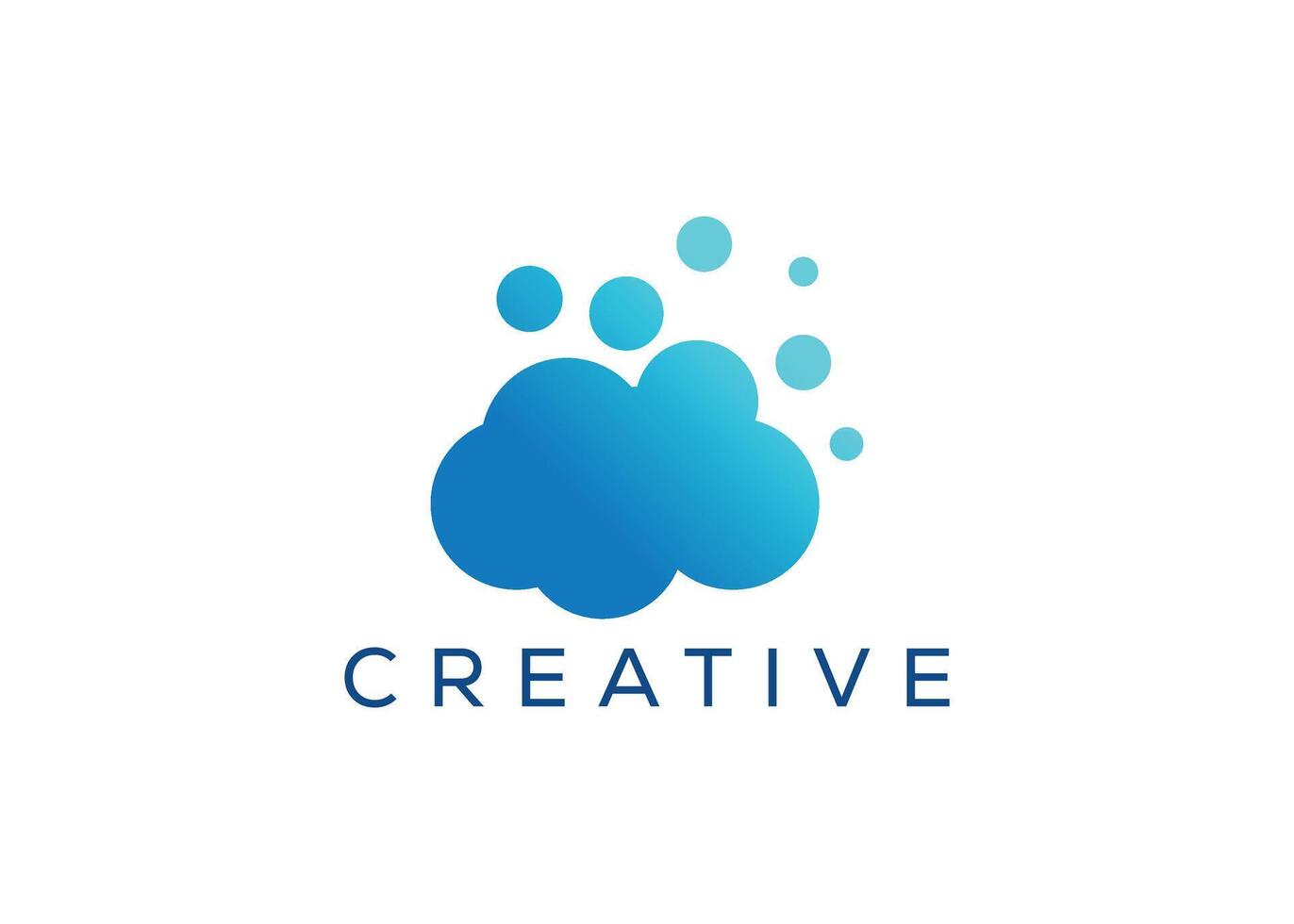 Minimal Dot logo vector template