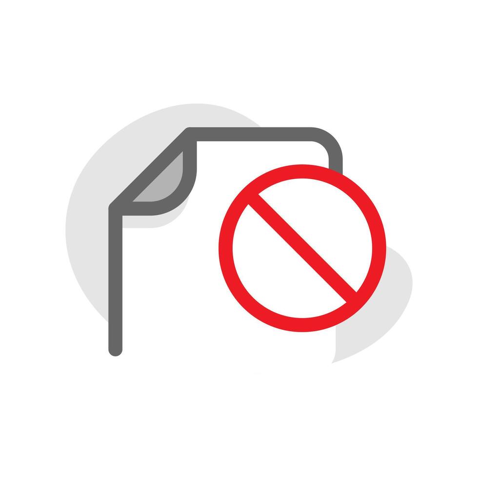 document does not meet the requirements, file format type is not supported concept illustration flat design vector. simple graphic element for ui, infographic, icon vector