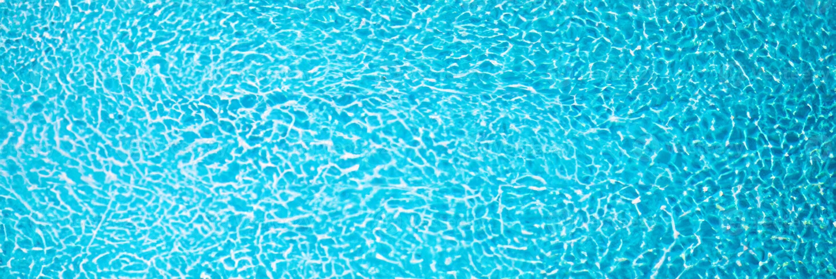 Header or background, top view of a swimming pool. photo