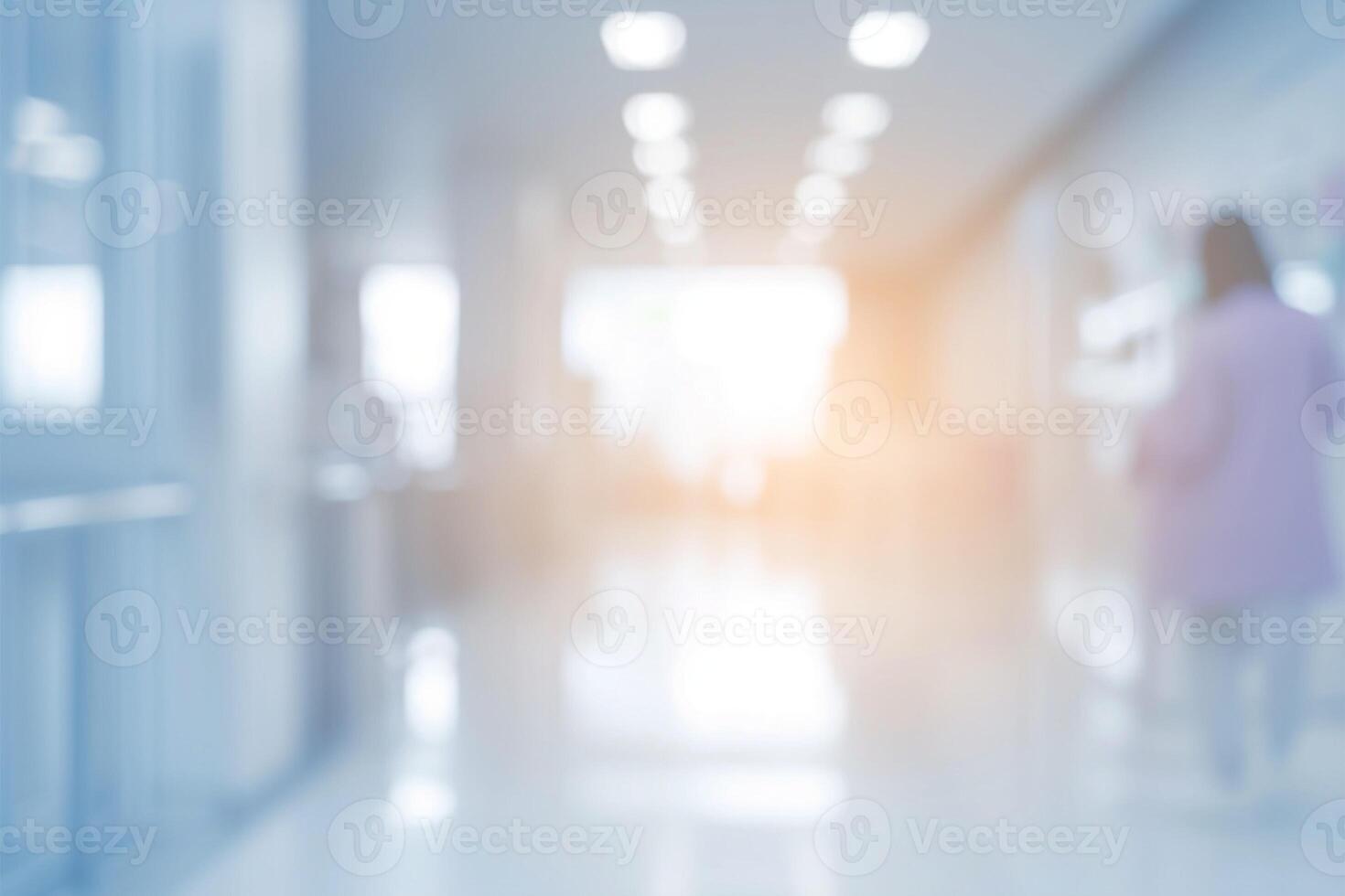 AI generated Photo Dimmed Medical Environment Stock Photo Necessity, medical background blur