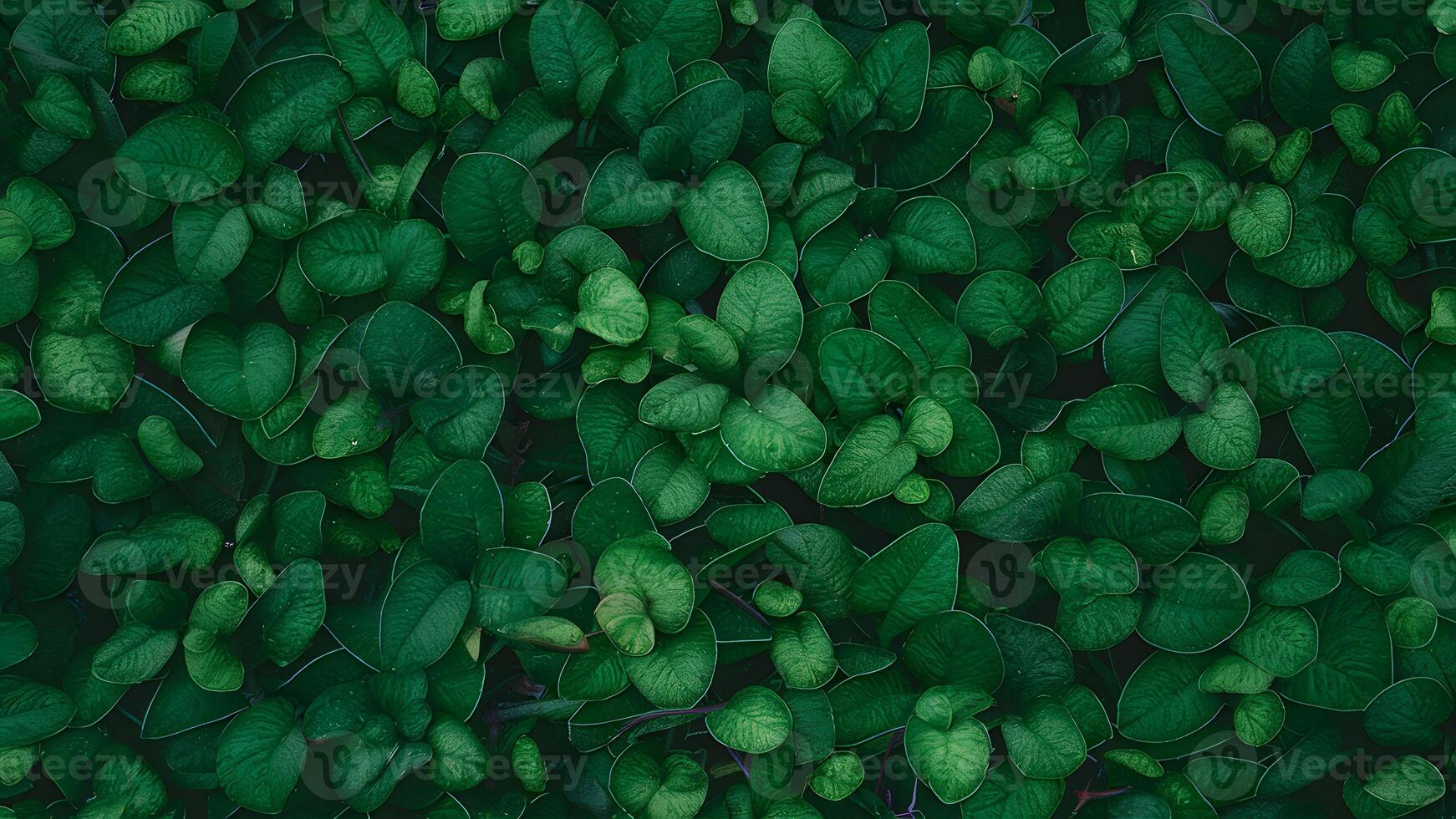 AI generated Display Abstract background featuring small plants macro in close up photo