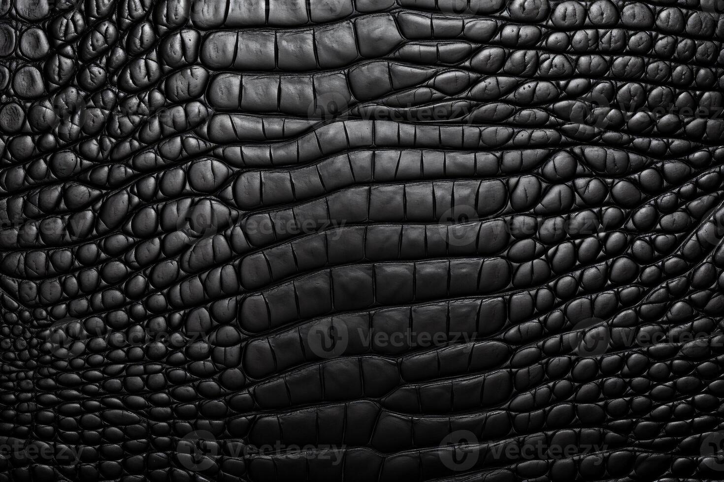 AI generated Crocodile Black Leather Texture Background, Crocodile Black Leather Background, Leather Texture, Crocodile Leather 3D Texture, Crocodile Skin Texture, AI Generative photo